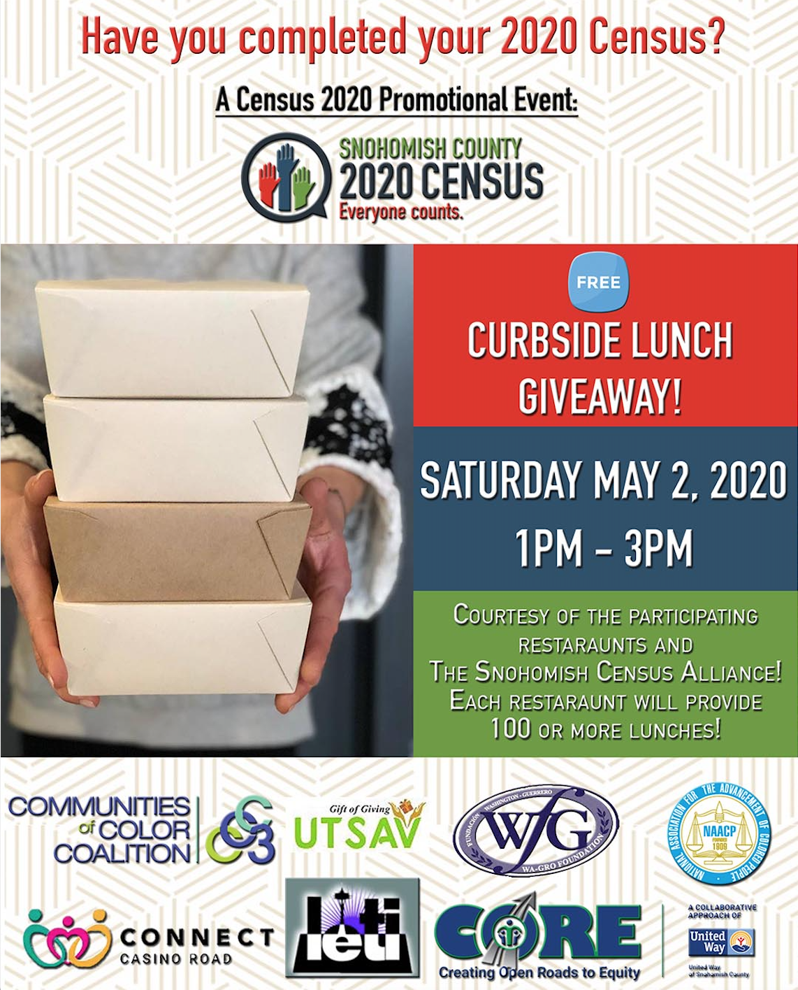 Free Curbside Lunch Giveaway’