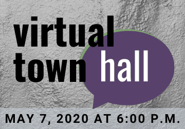 May 7 Town Hall Graphic