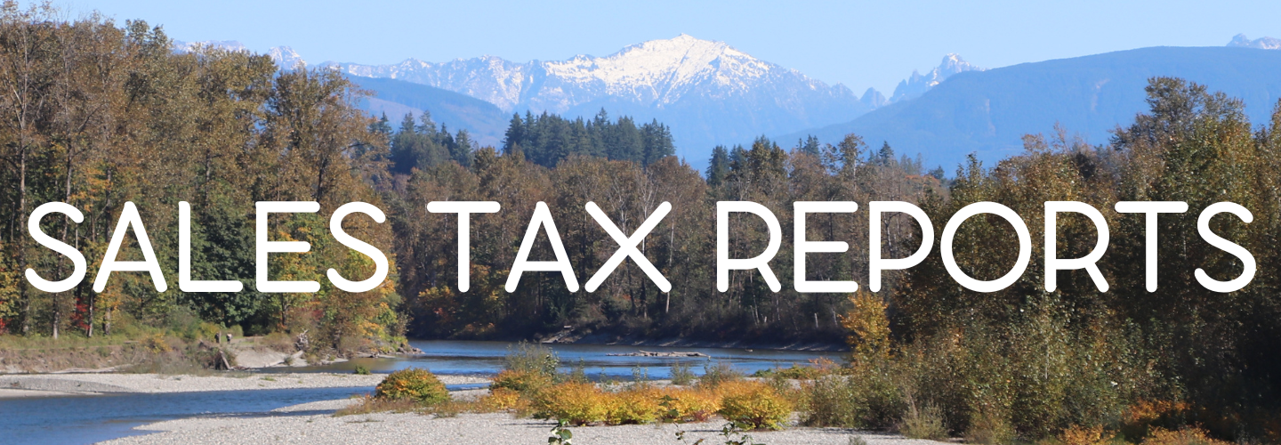 Sales Tax Reports Header