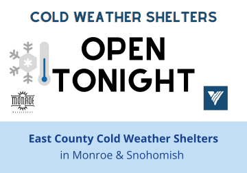 Cold Weather Shelter Open- News Flash Graphic