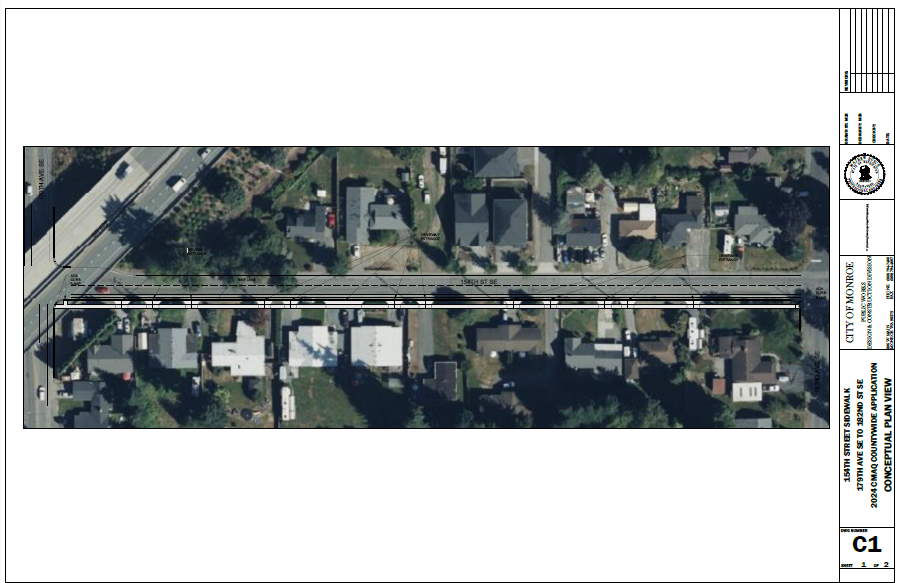 154th Street Sidewalk Project Preliminary Plans