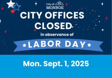 Labor Day Closure Graphic