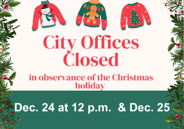 Christmas Office Closure NF