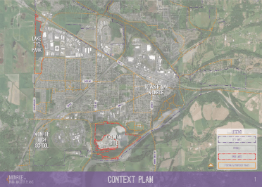 Monroe Park Master Plans Map